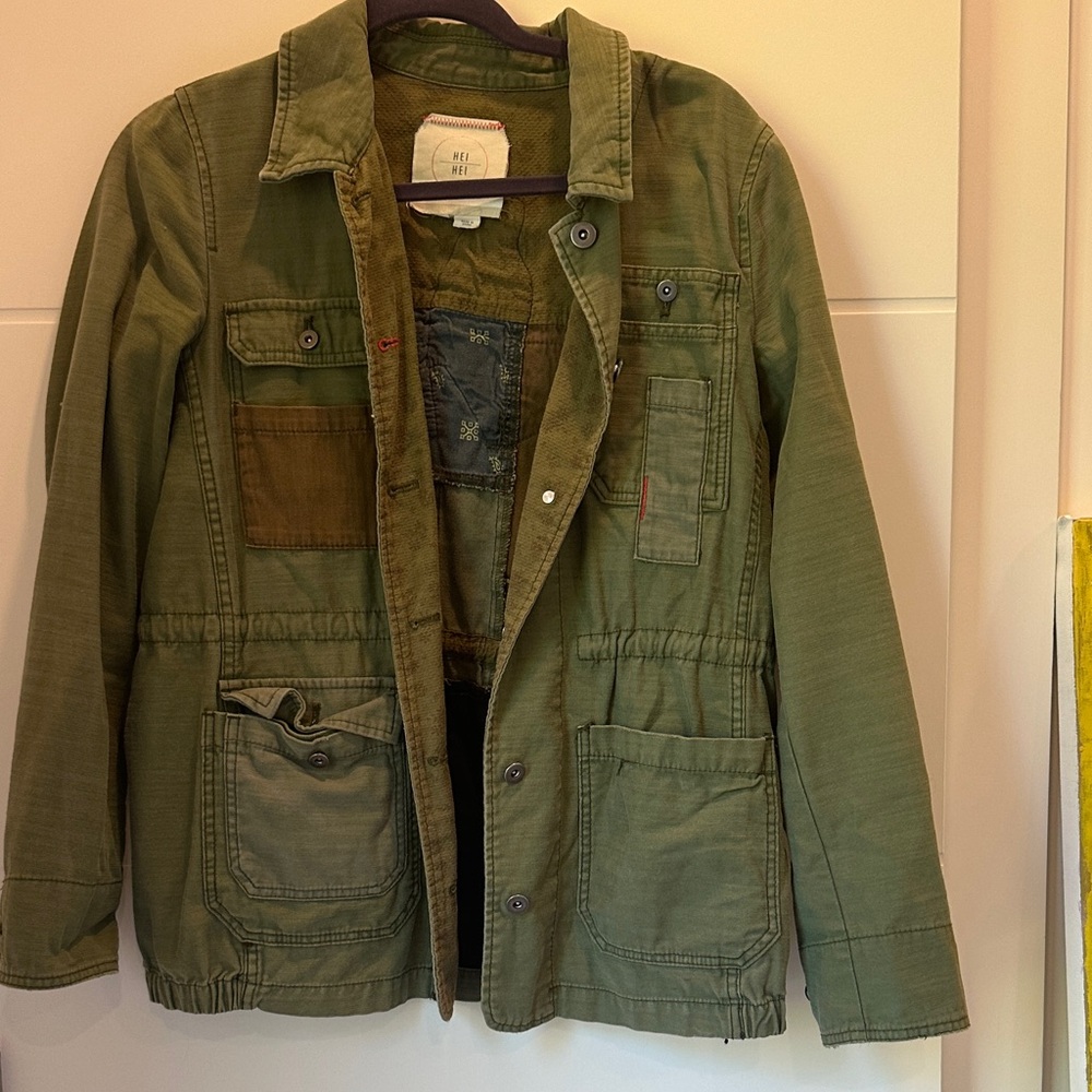 Hei hei Green Military Style Jacket